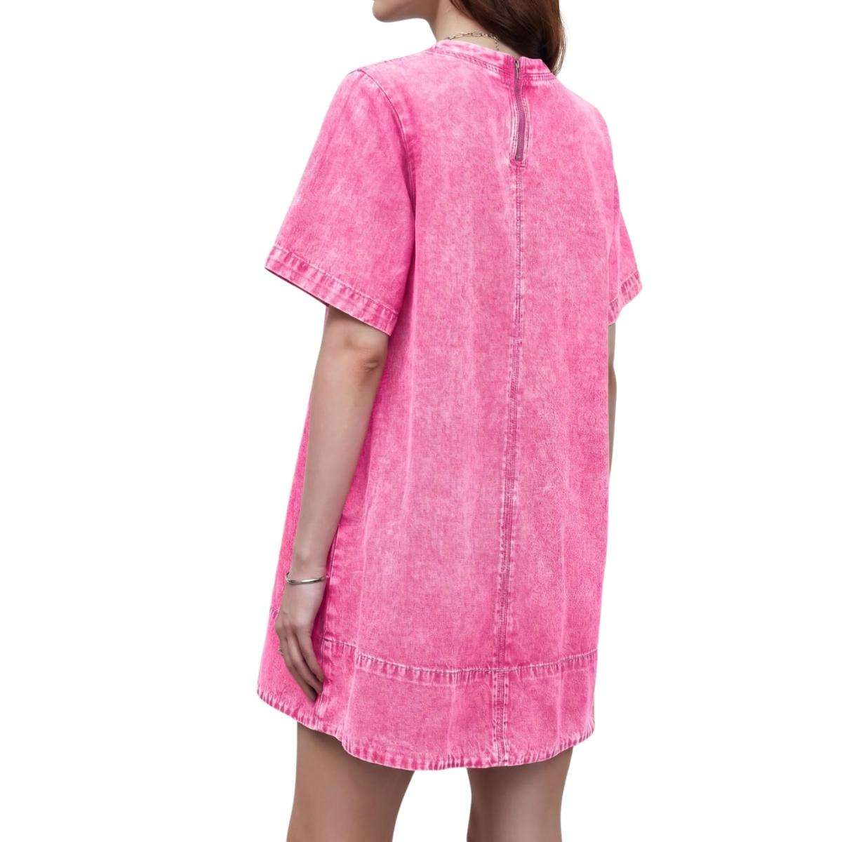 Women’s Summer Pockets Denim Mini Dress