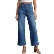 Women’s Cropped Wide Leg Jeans