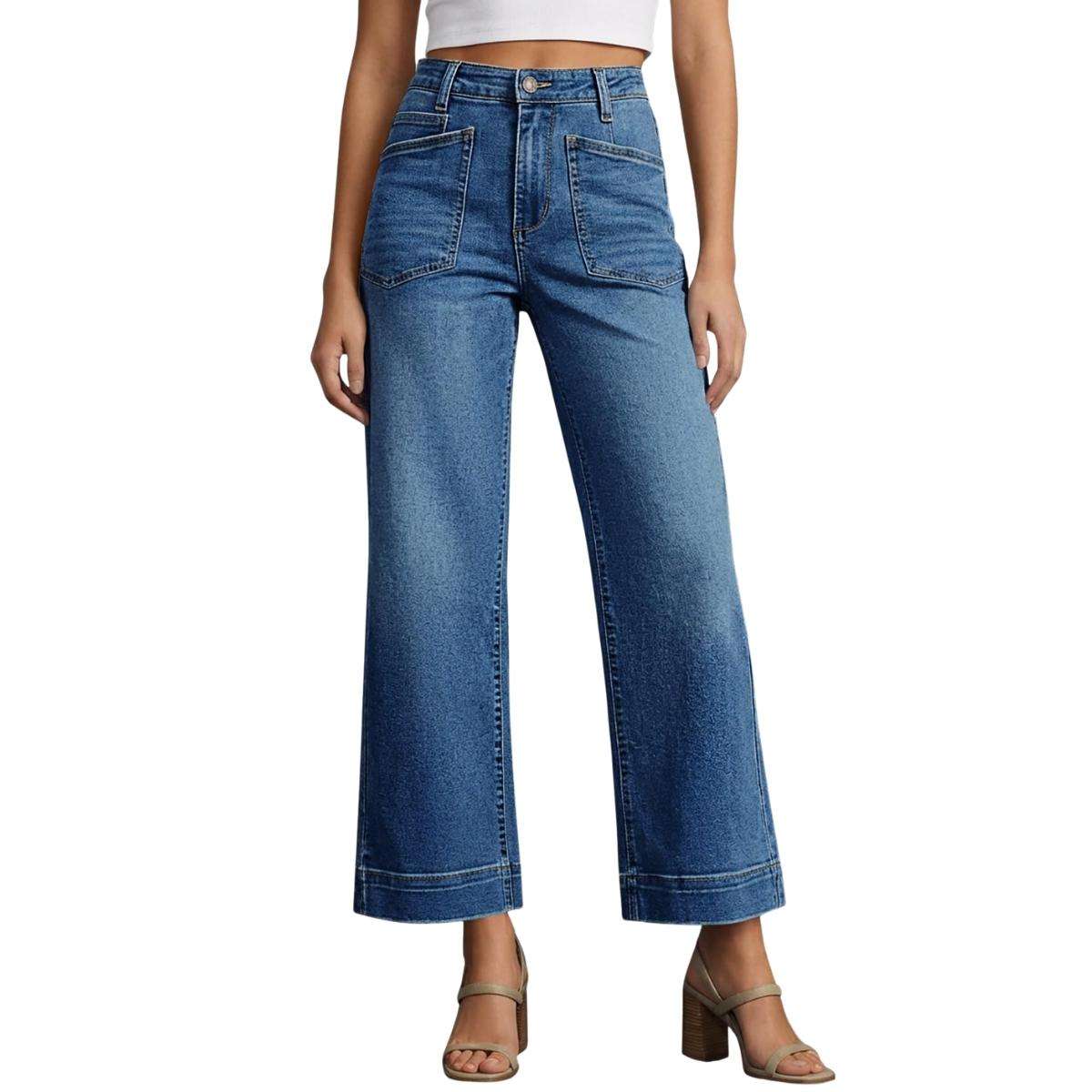 Women’s Cropped Wide Leg Jeans