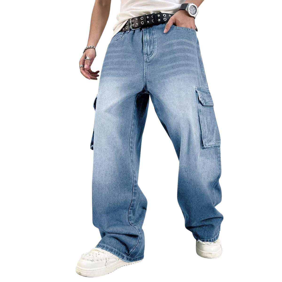 Men’s Y2K Baggy Cargo Jeans