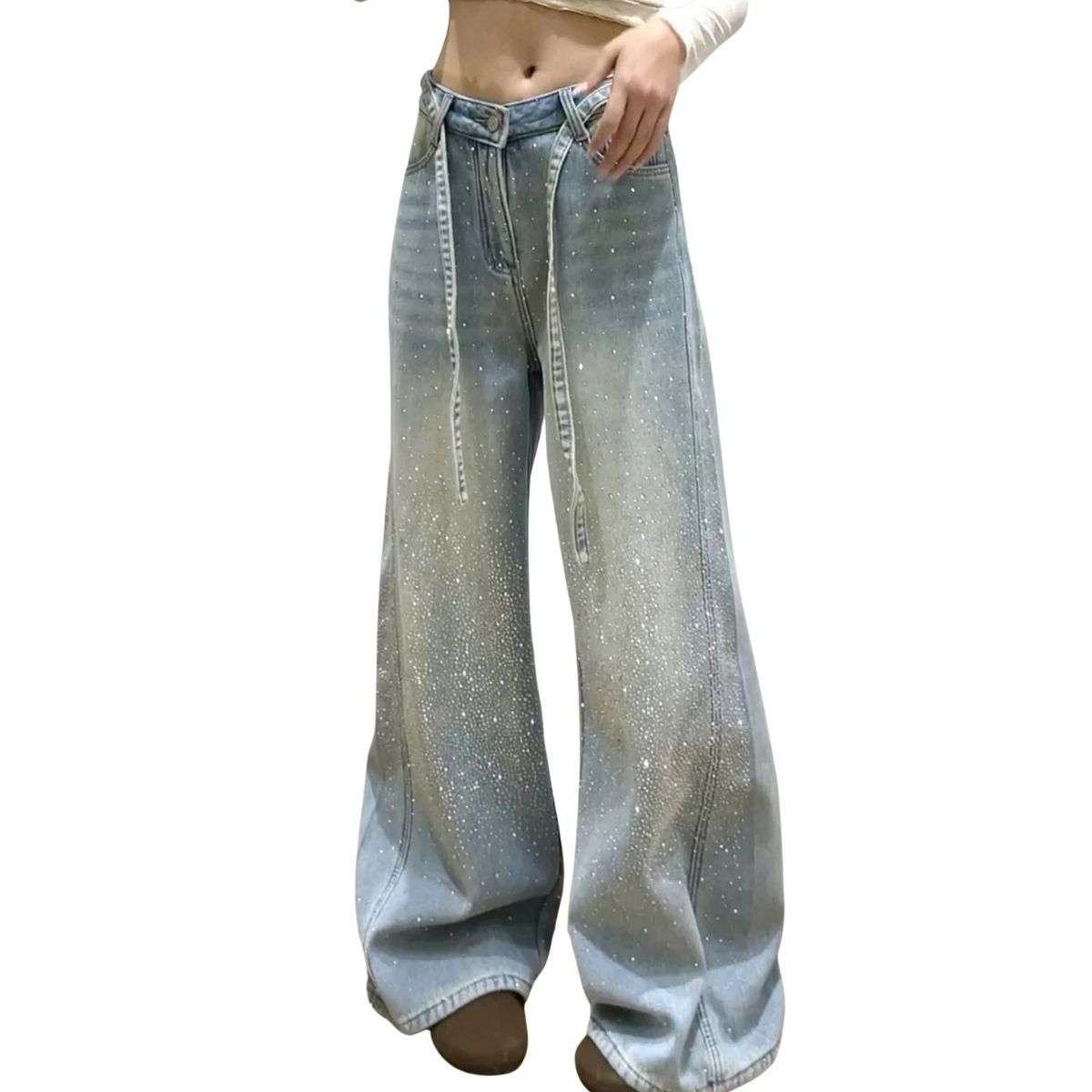 Starlight Crystal Embellished Jeans