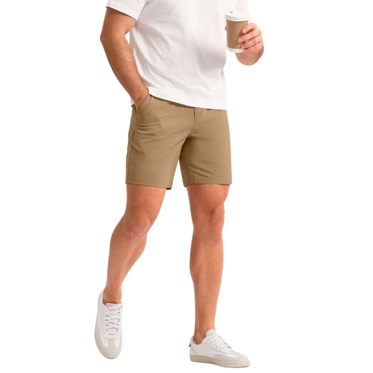 Men’s Stretch Quick-Dry Hybrid Golf Shorts