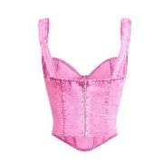 Women’s Denim Corset Tank Top
