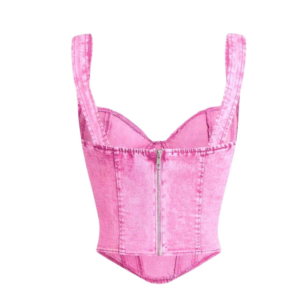 Women’s Denim Corset Tank Top