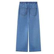 Women’s High-Waisted Wide-Leg Drawstring Jeans