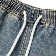 Men’s Baggy Ripped Cargo Denim Jorts