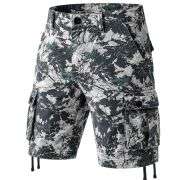 Men’s Multi-Pocket Camo Cargo Shorts