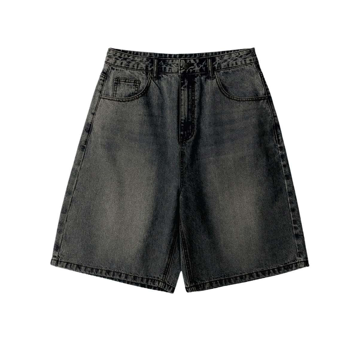 Men’s Vintage Y2K Streetwear Style Baggy denim shorts