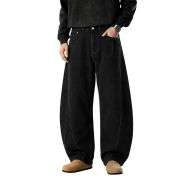Men’s Y2K Relaxed Fit Wide Leg Skater Streetwear Barrel Baggy Jeans