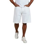 Mid Waist Slant Pockets Baggy Denim Jean Shorts