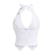 Women’s Y2K Denim Halter Top
