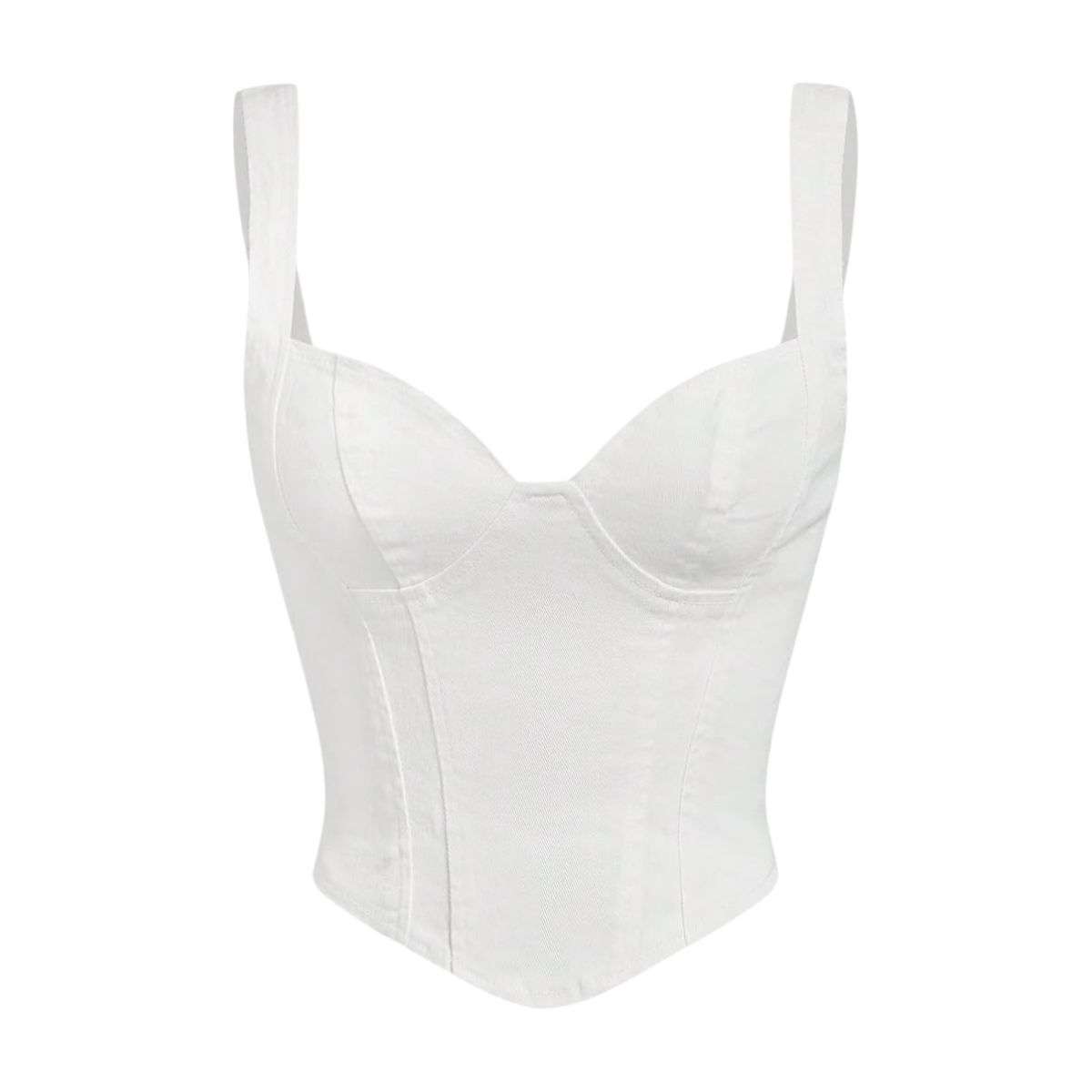 Women’s Denim Corset Tank Top