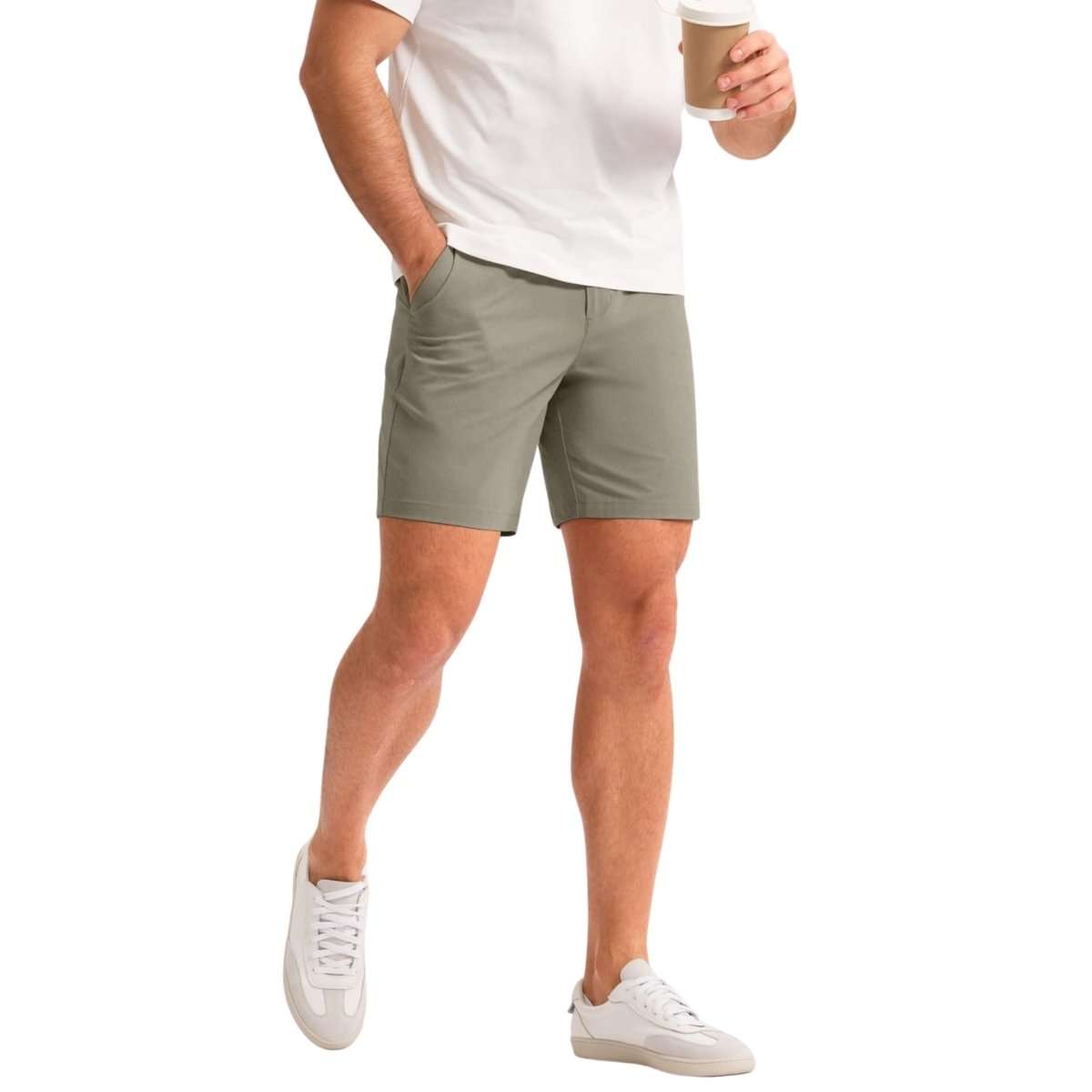 Men’s Stretch Quick-Dry Hybrid Golf Shorts