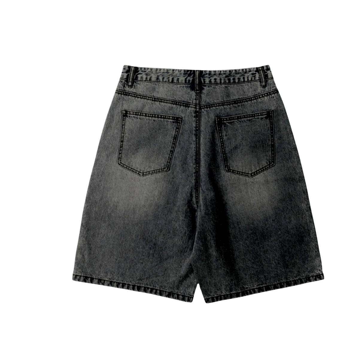 Men’s Vintage Y2K Streetwear Style Baggy denim shorts