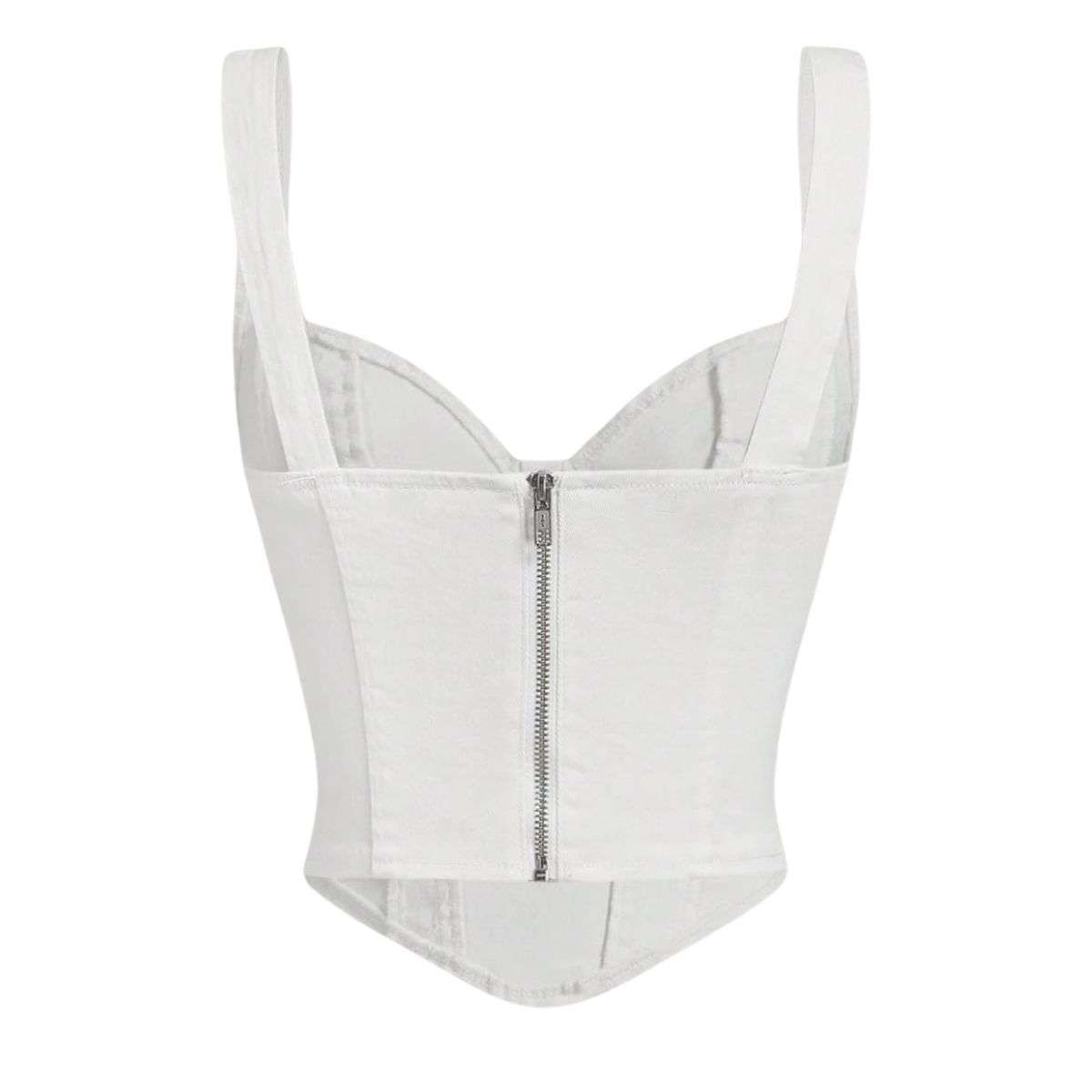 Women’s Denim Corset Tank Top
