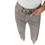 Y2K High Waisted  Stretch Rhinestone Wide Leg Jeans