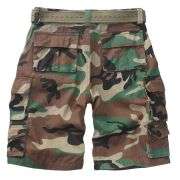Men’s 9-Pocket Cotton Utility Camo Cargo Shorts