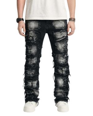 Ashen Distressed Denim Jeans