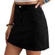 Women’s High Waist Denim Mini Skirt