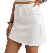 Women’s High Waist Denim Mini Skirt