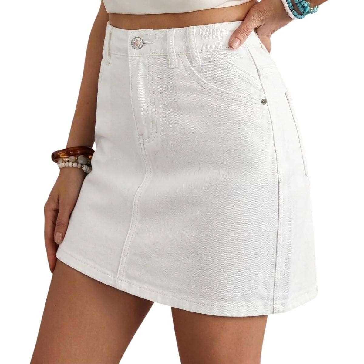 Women’s High Waist Denim Mini Skirt