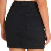 Women’s Rhinestone Stretch Sparkly Y2K Denim Mini Skirt