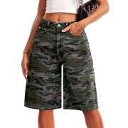 Women’s Casual Denim Bermuda Shorts
