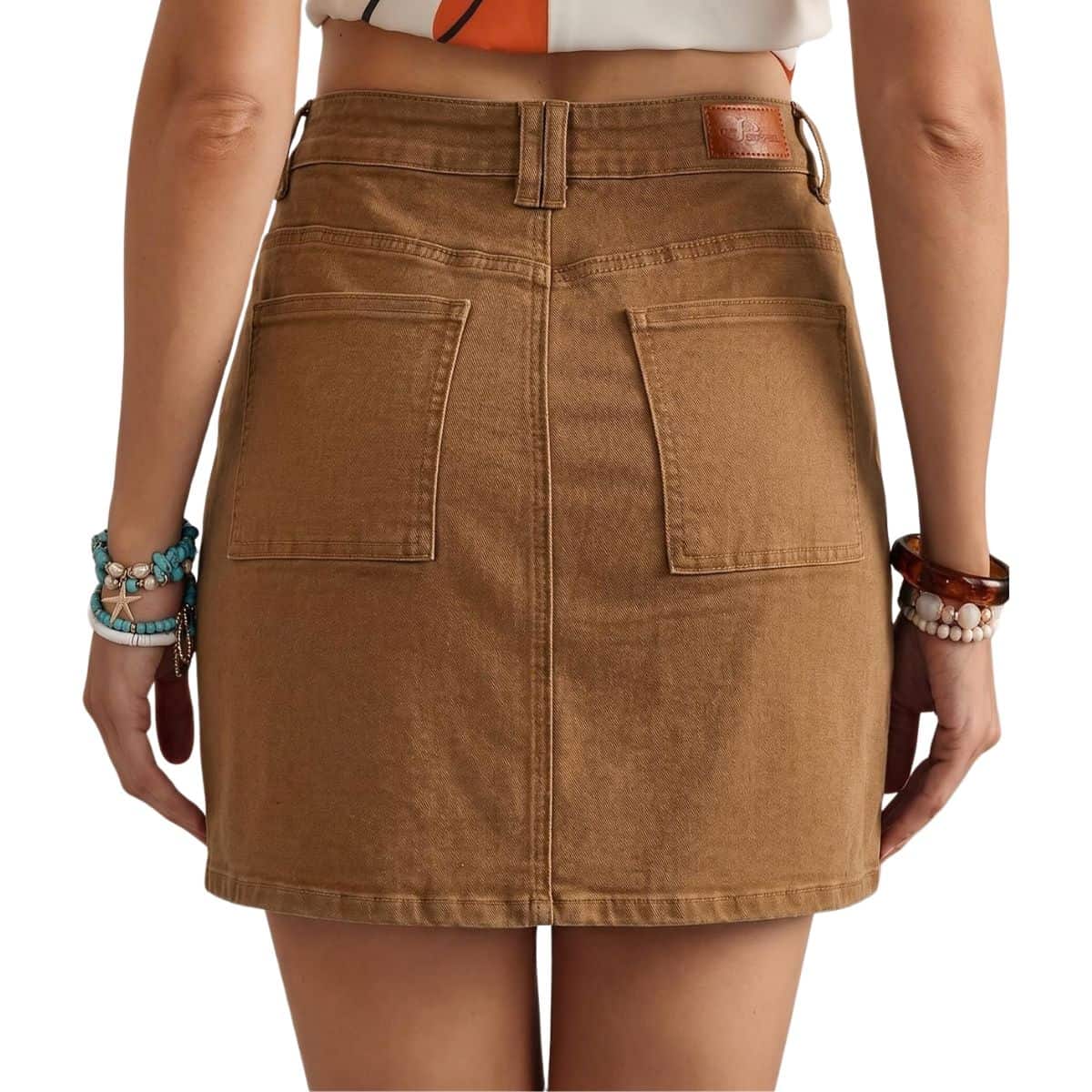 Women’s High Waist Denim Mini Skirt