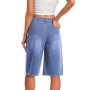 Women’s Casual Denim Bermuda Shorts