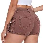 Women’s Y2K Cargo Denim Ultra Shorts