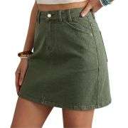 Women’s High Waist Denim Mini Skirt
