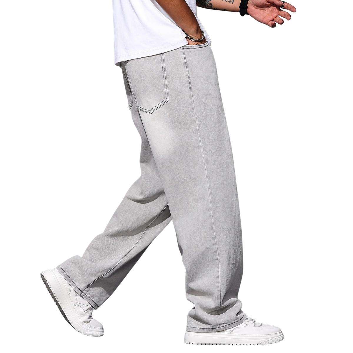Men’s Y2K Wide Leg Baggy Jeans