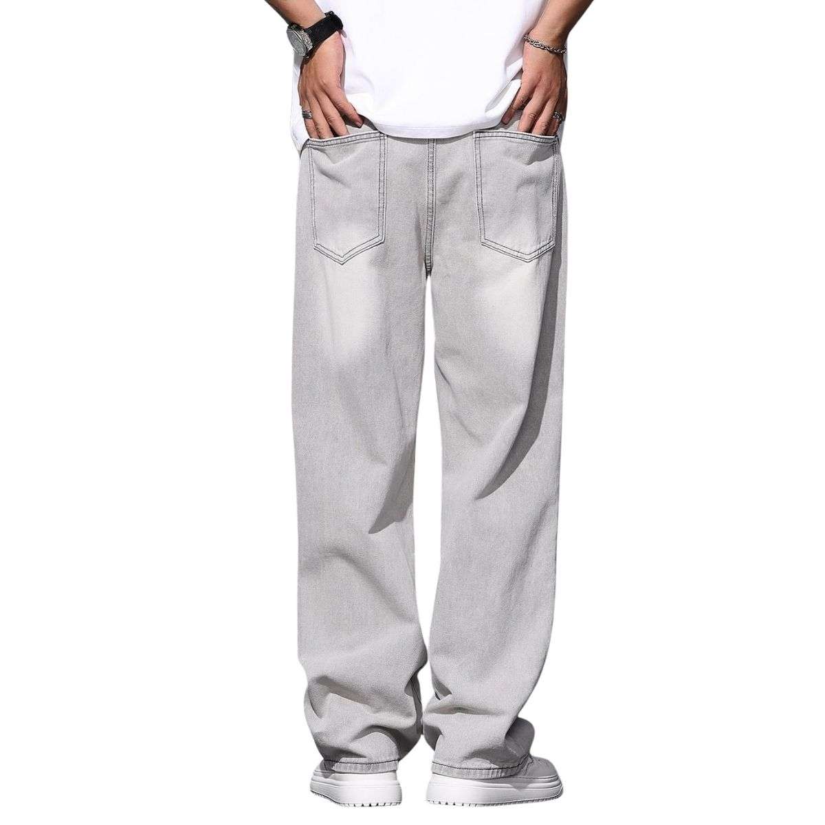 Men’s Y2K Wide Leg Baggy Jeans