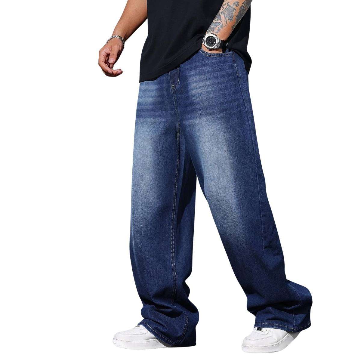 Men’s Y2K Wide Leg Baggy Jeans