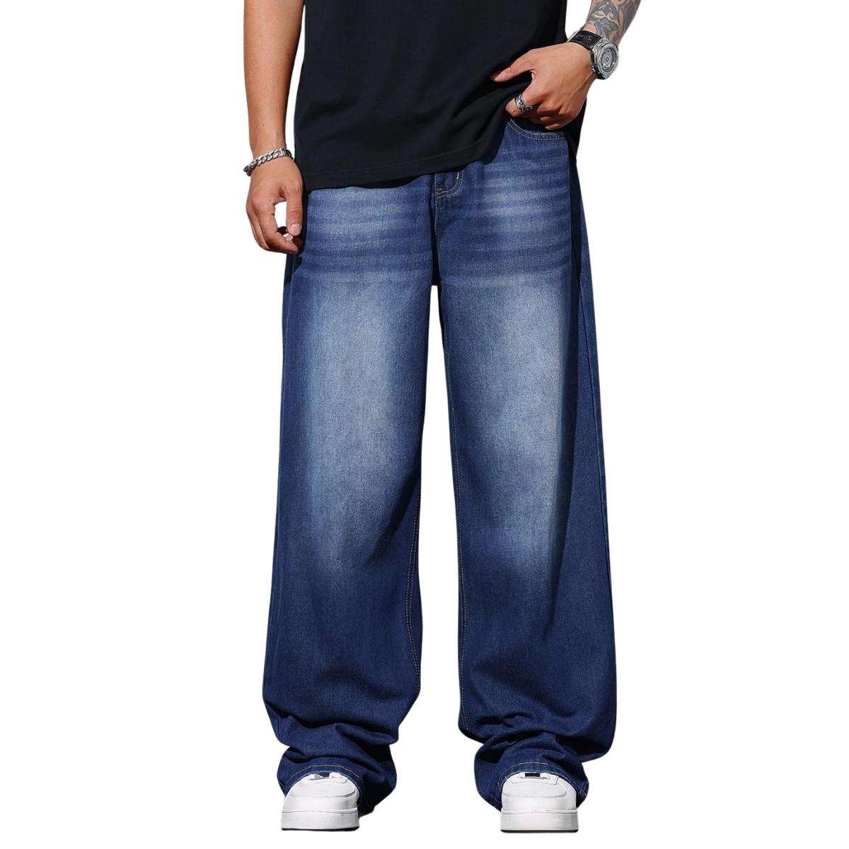 Men’s Y2K Wide Leg Baggy Jeans