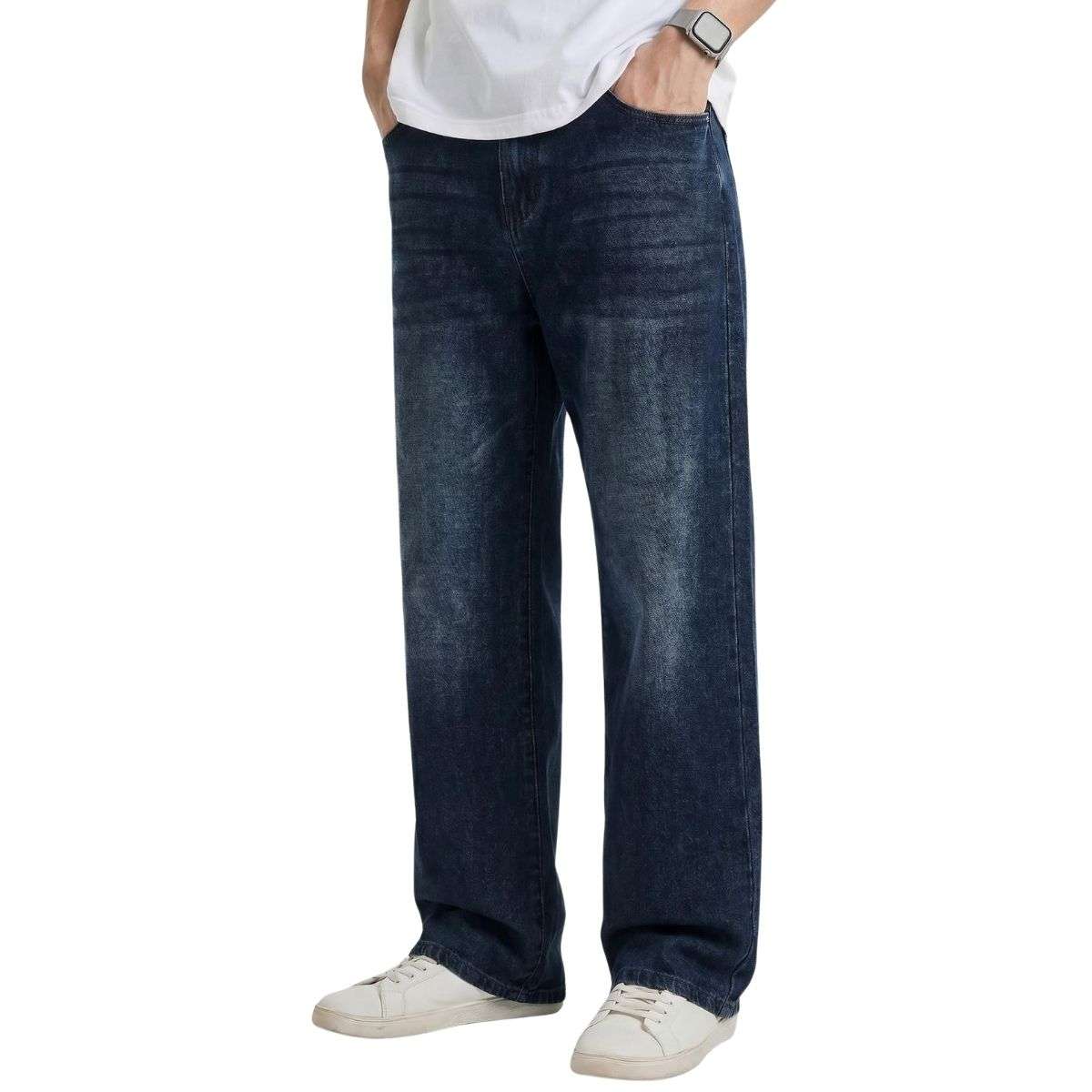 Men’s Y2K Wide Leg Loose Fit Vintage Carpenter Streetwear Jeans