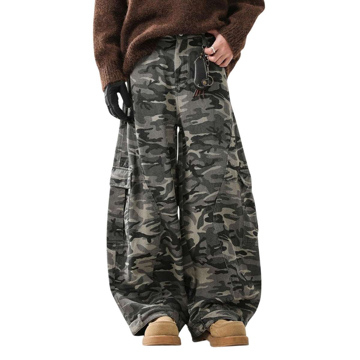 Men’s Y2K Baggy Wide Leg Jeans