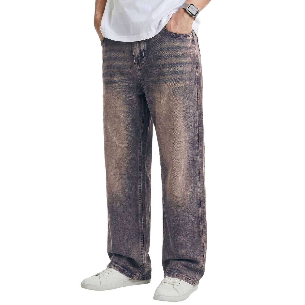 Men’s Y2K Wide Leg Loose Fit Vintage Carpenter Streetwear Jeans