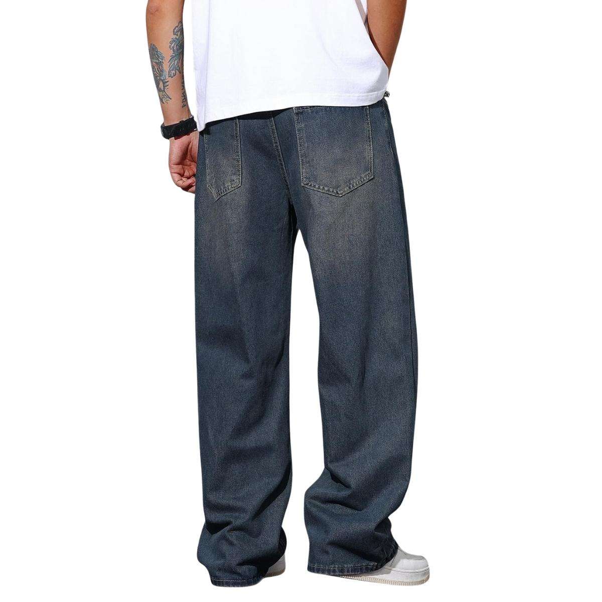 Men’s Y2K Wide Leg Baggy Jeans