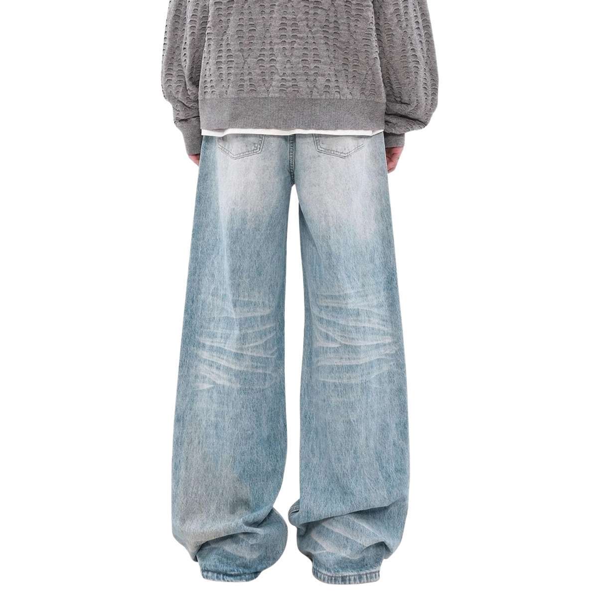 Men’s Y2K Baggy Wide Leg Jeans