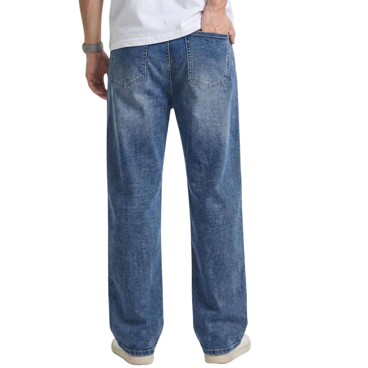 Men’s Y2K Wide Leg Loose Fit Vintage Carpenter Streetwear Jeans
