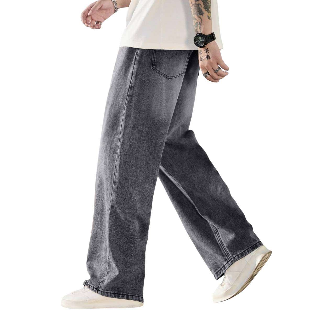 Men’s Y2K Wide Leg Baggy Jeans