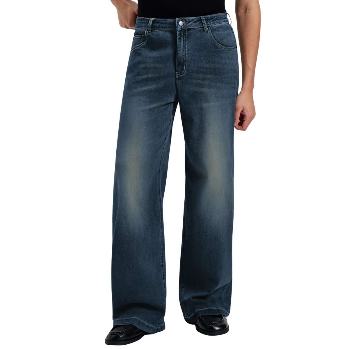 Men’s Baggy Bootcut Jeans