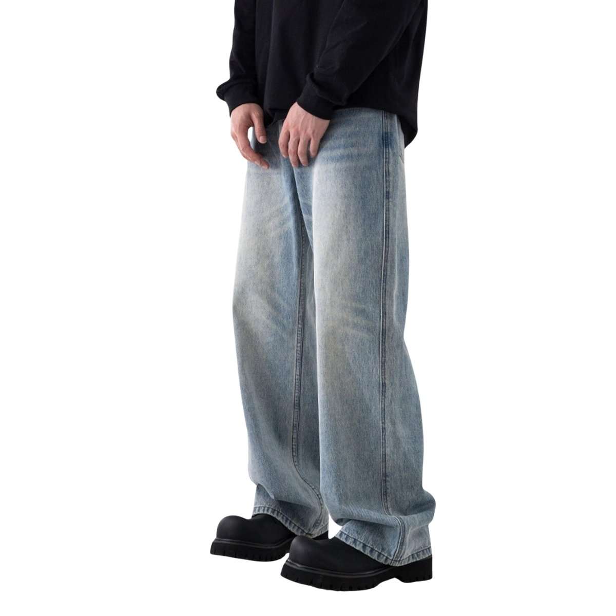 Men’s Y2K Baggy Wide Leg Jeans