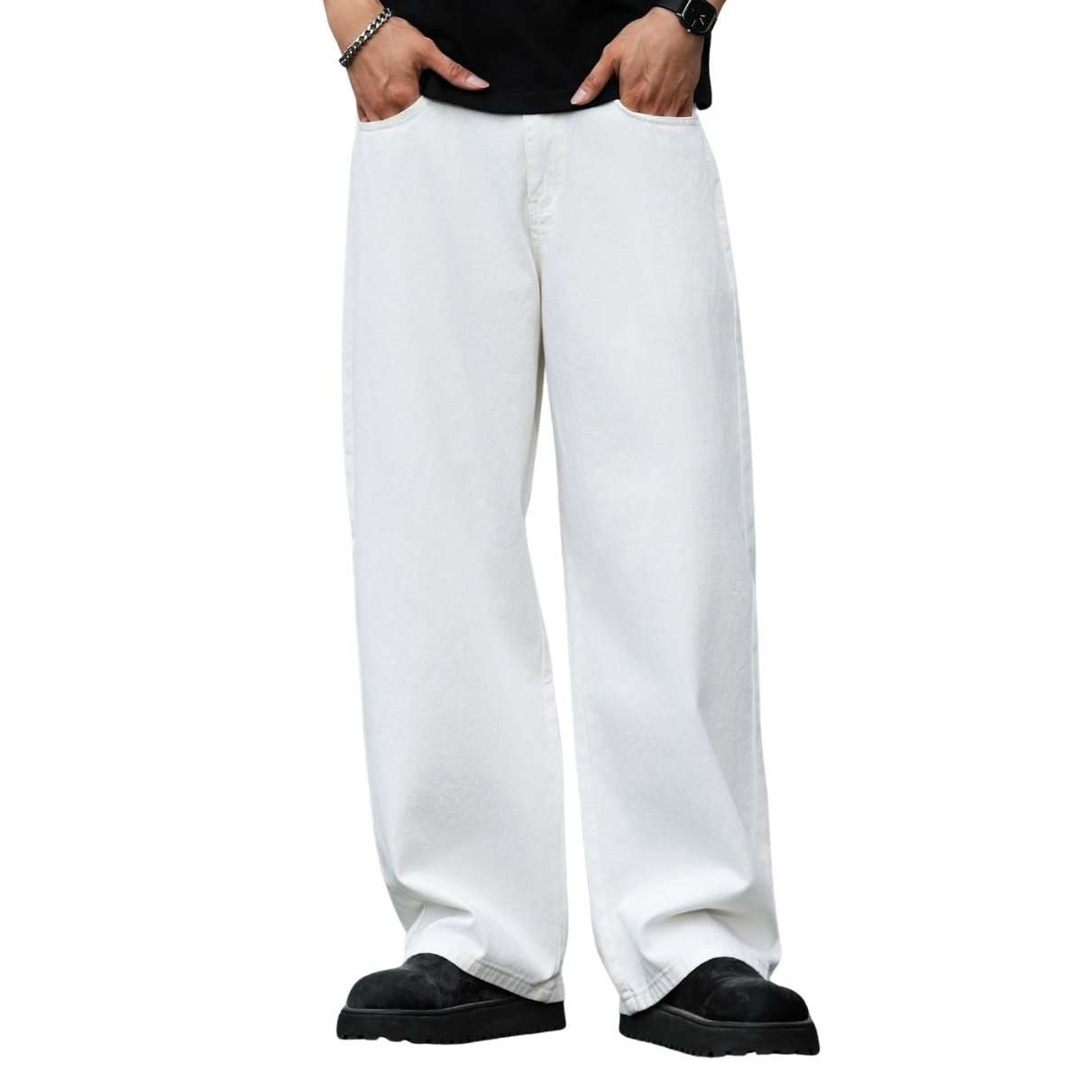 Men’s Y2K Wide Leg Baggy Jeans