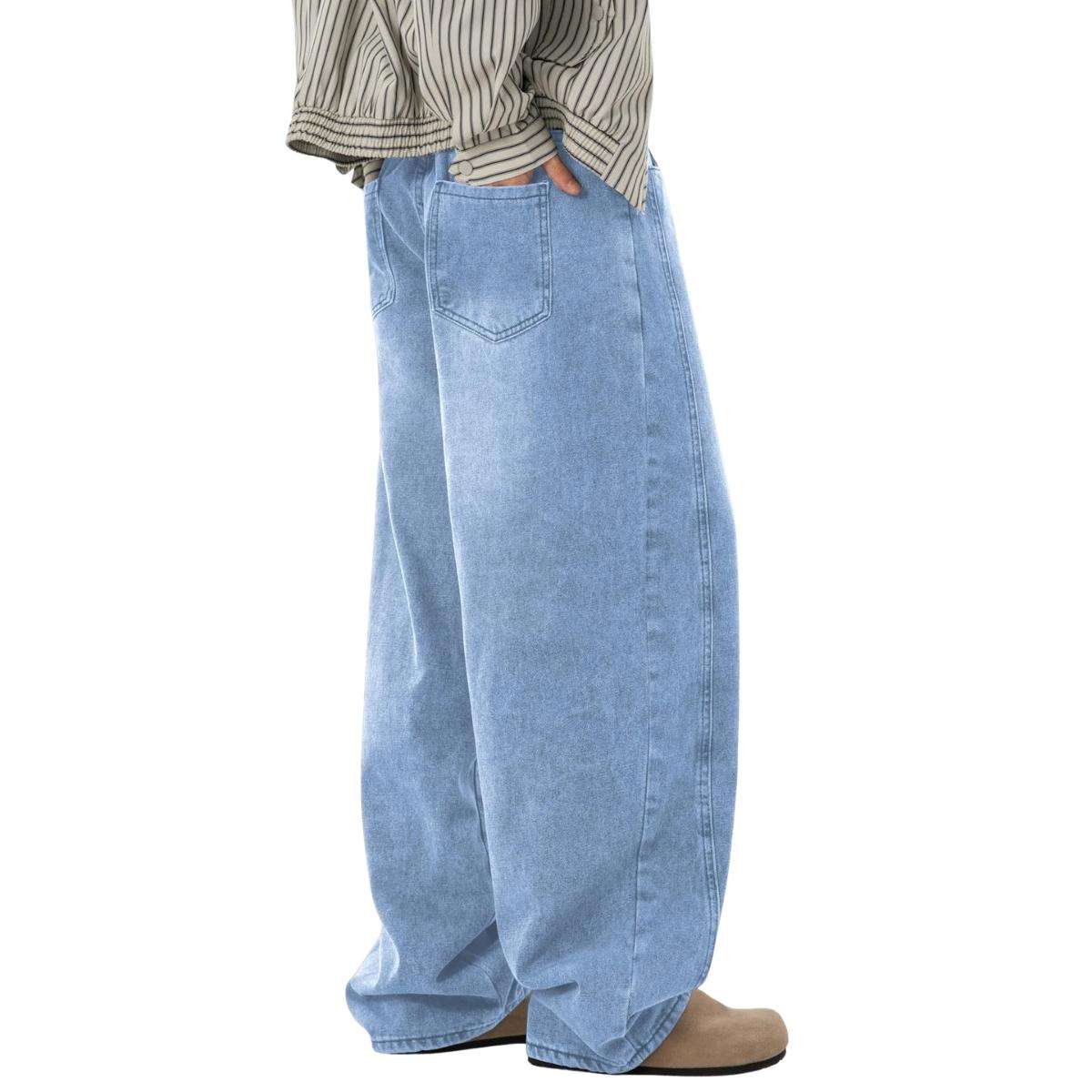 Men’s Y2K Baggy Wide Leg Jeans