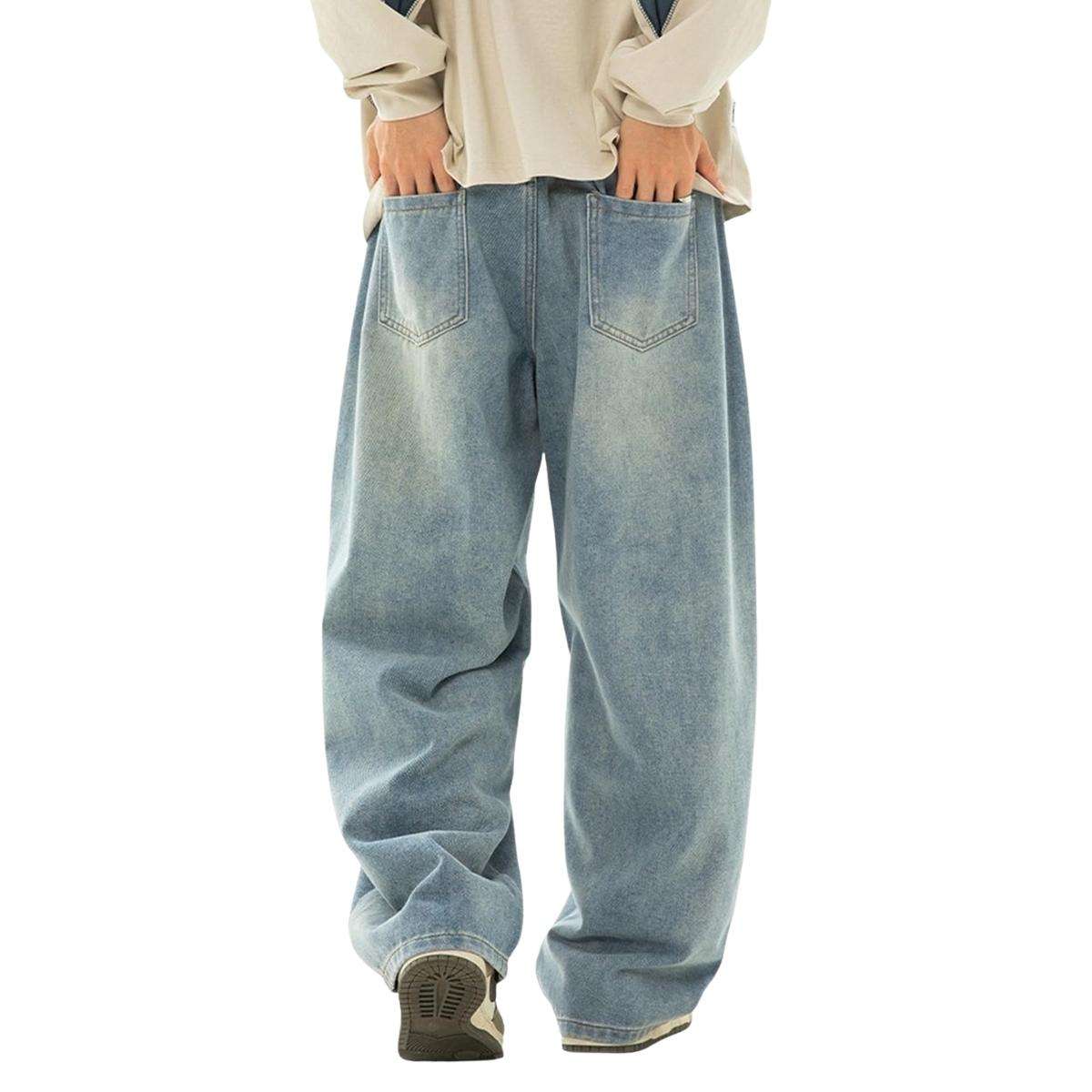 Men’s Y2K Baggy Wide Leg Jeans
