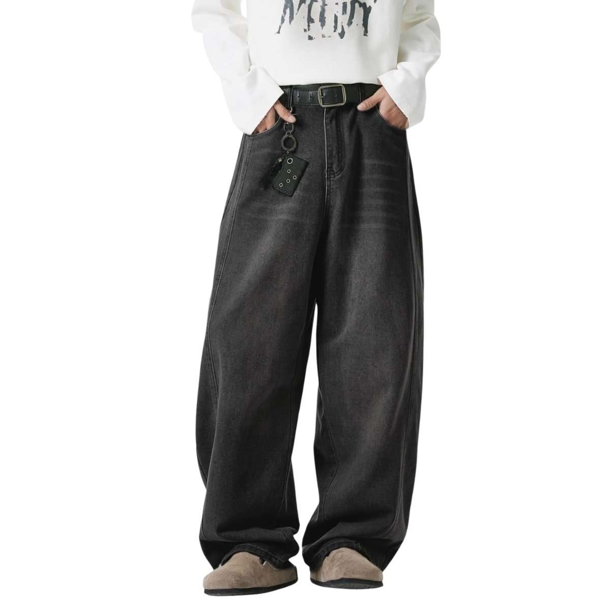 Men’s Y2K Baggy Wide Leg Jeans
