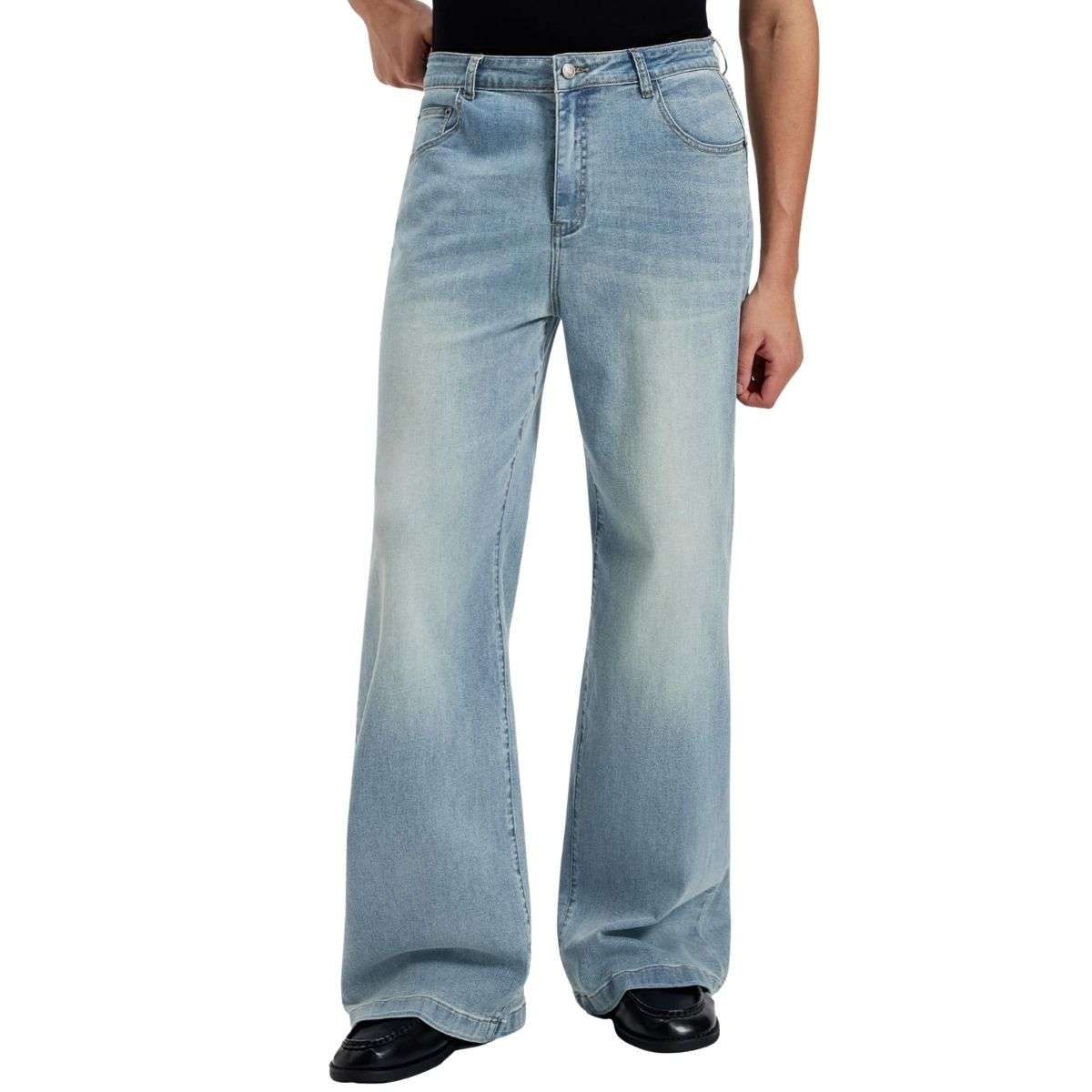 Men’s Baggy Bootcut Jeans