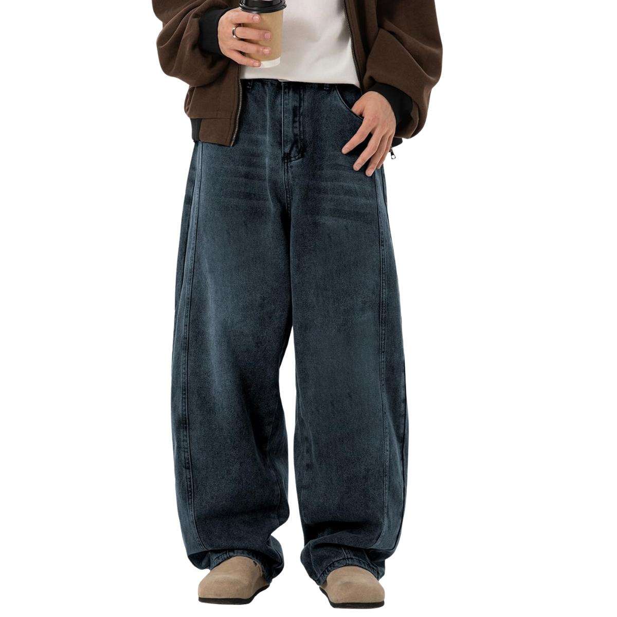 Men’s Y2K Baggy Wide Leg Jeans
